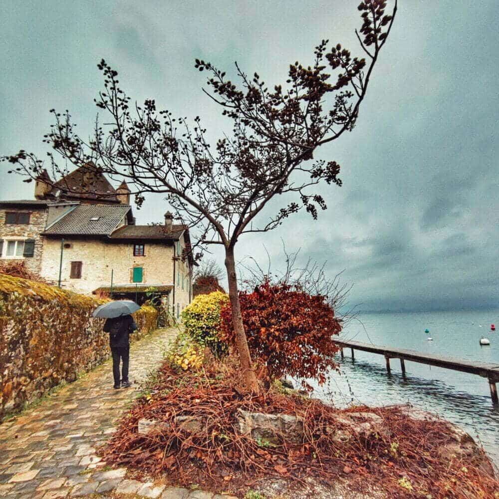 Spaziergang am Lac Leman in Yvoire