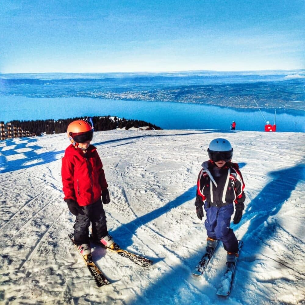 Skigebiet Thollon les Memises, ideal für Familien