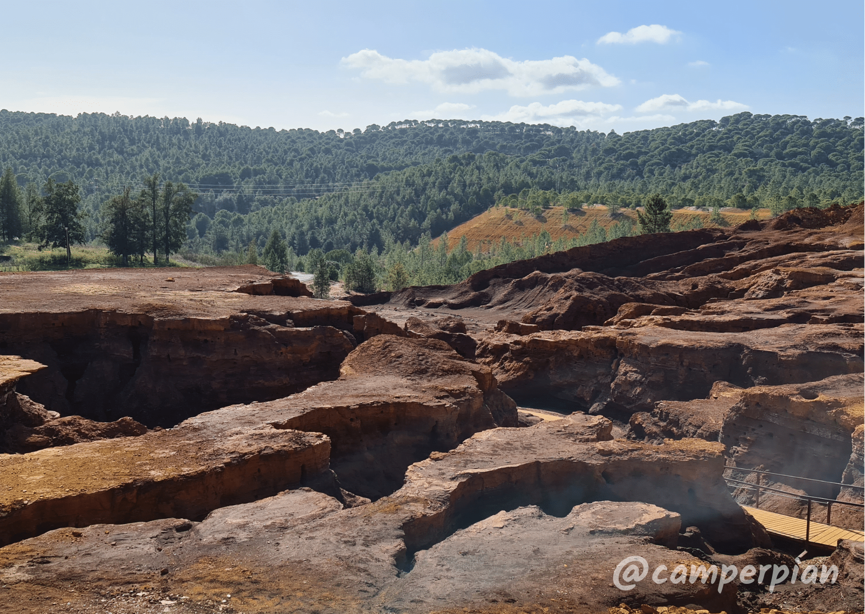 Les Mines de Riotinto en camping-car