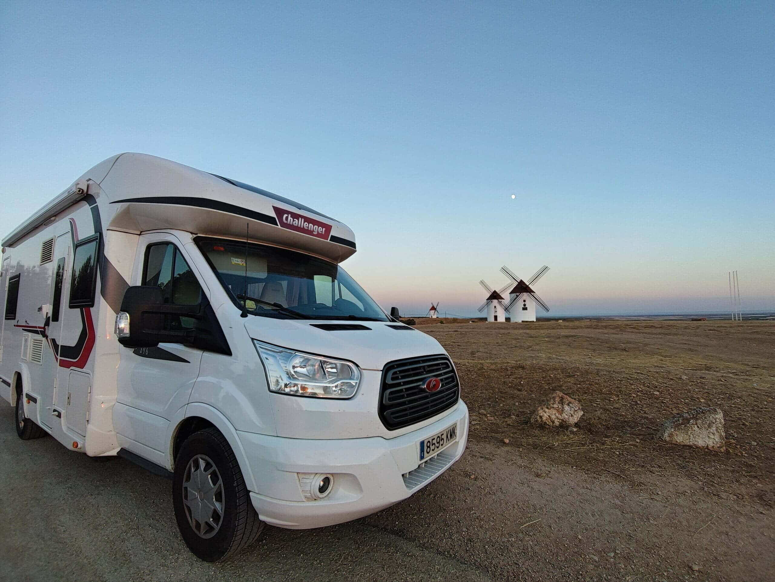 Mota del Cuervo en autocaravana