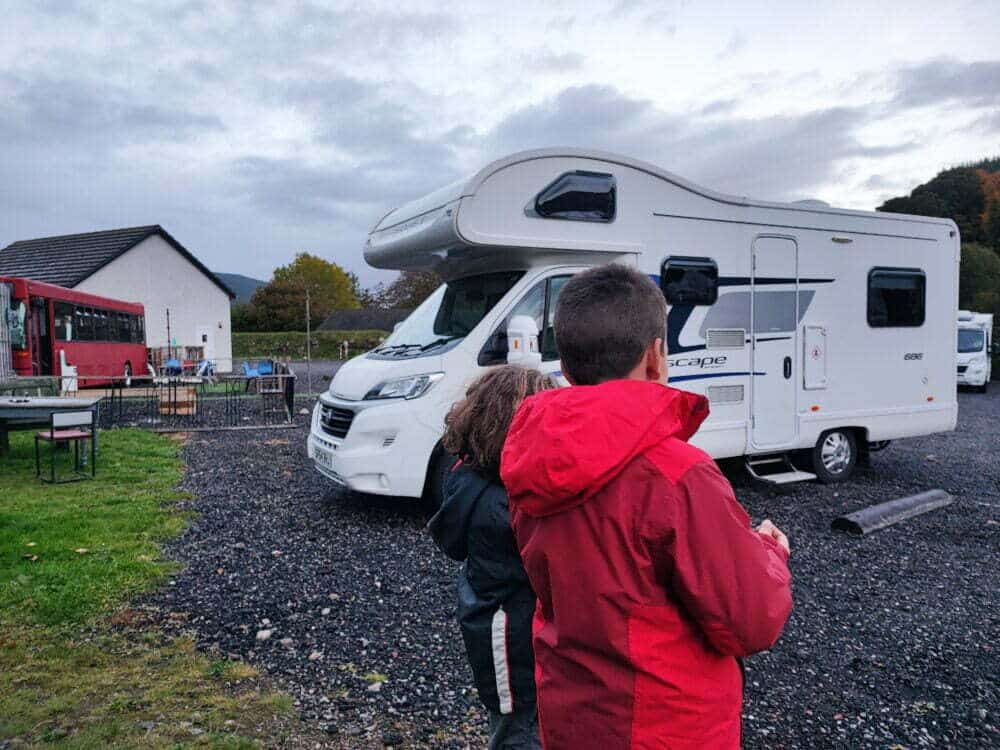 Scotland in a motorhome with the family, a great adventure