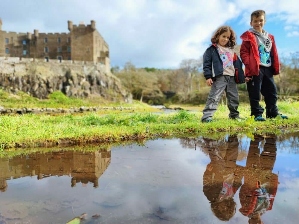 Dunvegan Castle, eines der schönsten in Schottland auf unserer 10-tägigen Route durch Schottland