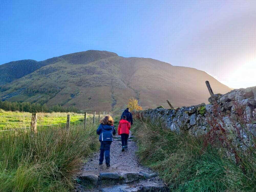 Ascendiendo al Ben Nevis