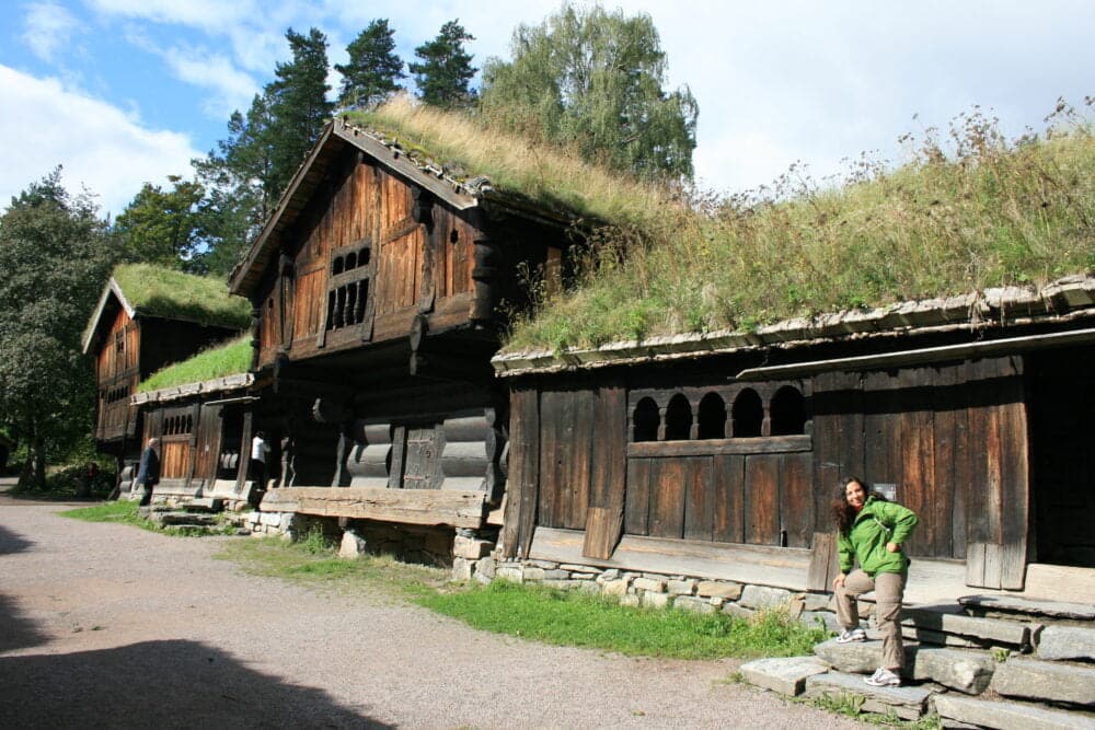 Museo Folklórico Noruego en Oslo, uno de nuestros museos favoritos de Noruega en autocaravana