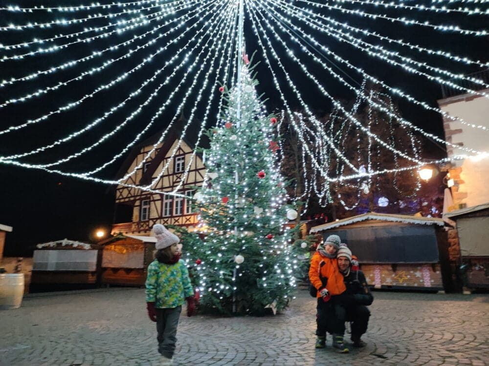 Weihnachtsbaum in Riquewhir