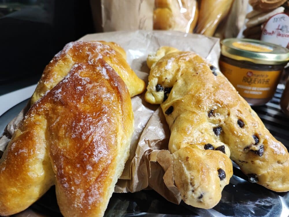 Manalas, muñecos de brioche alsacianos para Adviento