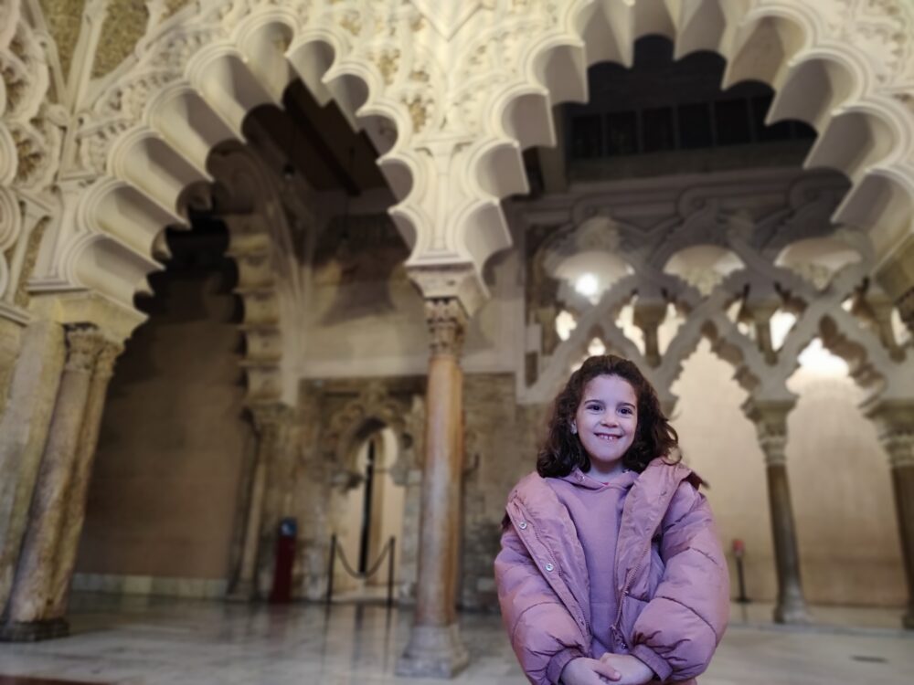 Arcos de arte islámico del Palacio de la Aljaferia de Zaragoza, Patrimonio Mundial de la Humanidad por la UNESCO