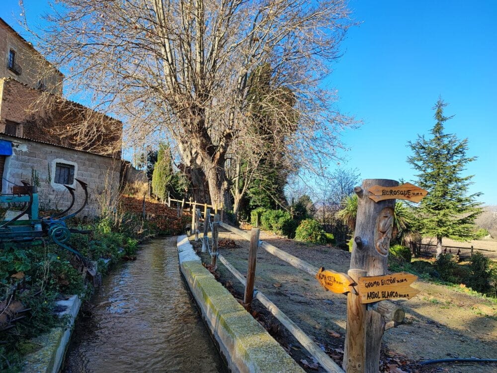 Entrada al Burosque de Bureta, bosque encantado