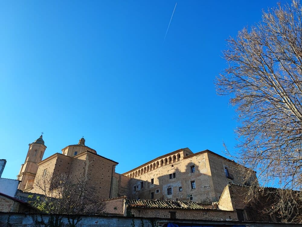 Le Palais des Comtes de Bureta de derrière, vu du Burosque