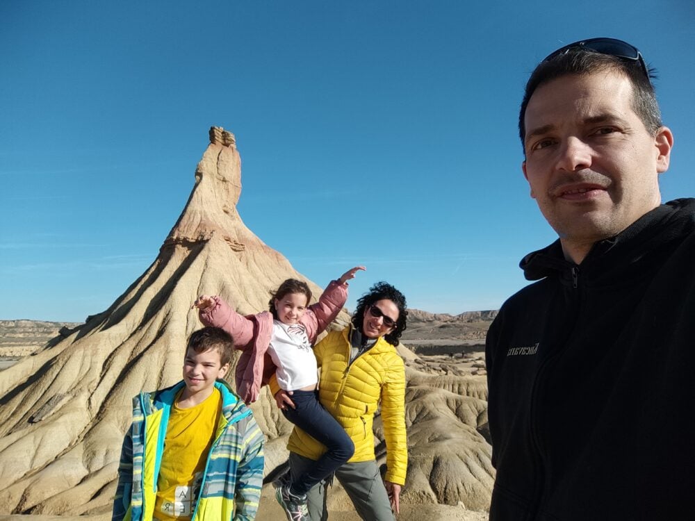 Las Bardenas Reales con niños en nuestra ruta por Zaragoza y Navarra