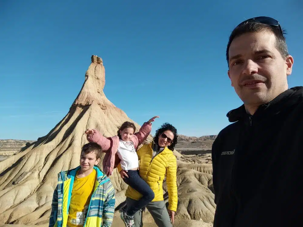 The Bardenas Reales with children on our route through Zaragoza and Navarra