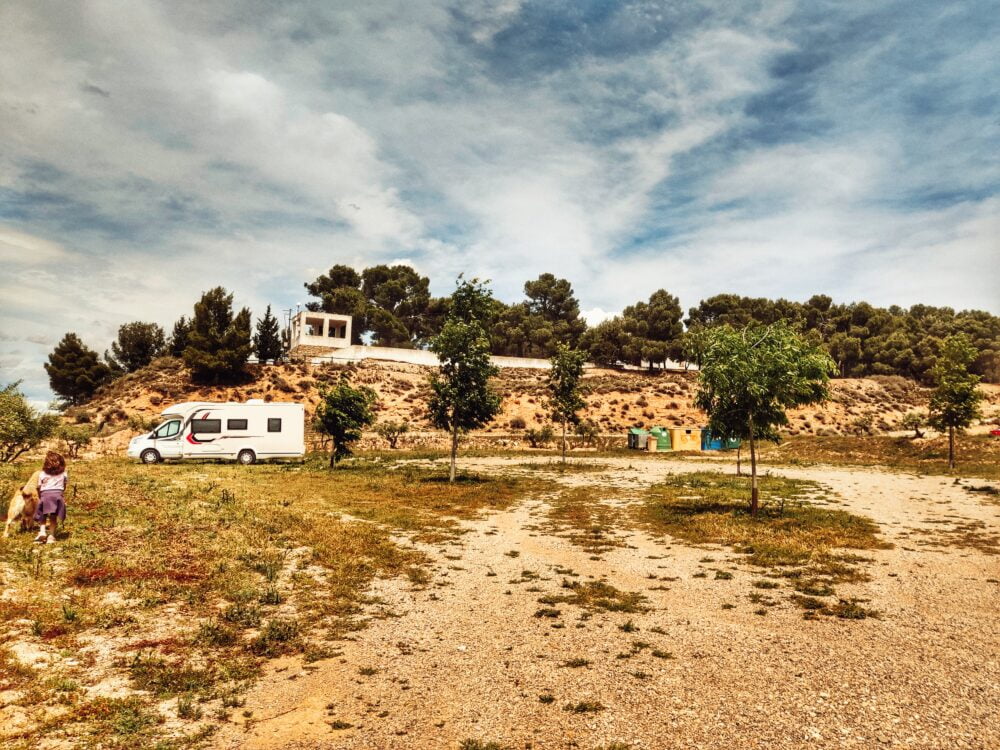 Preixana motorhome area, Catalonia by motorhome