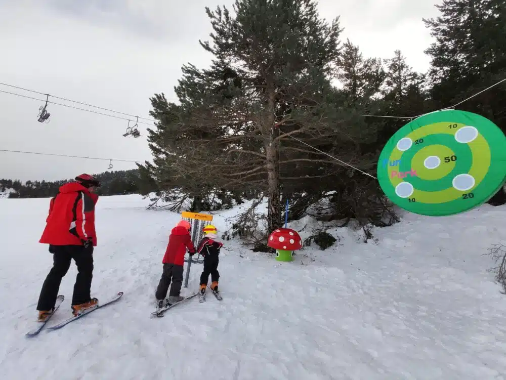 Esquiant a la Molina, a 20 minuts de Castellar de n'Hug