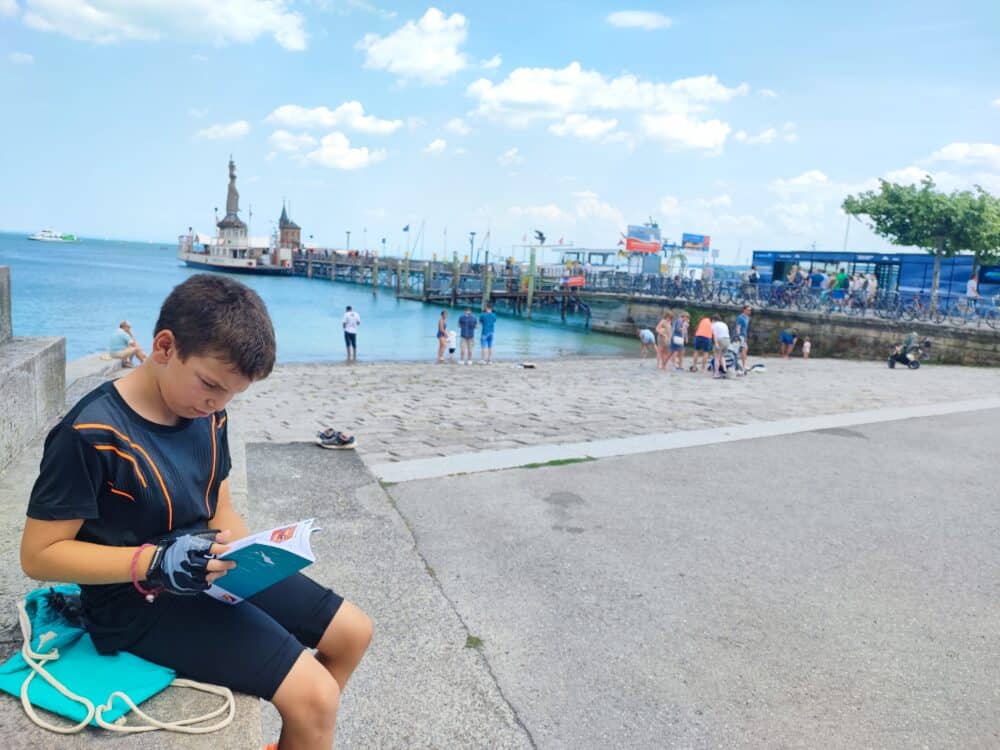 Constanza, dans le port où nous nous baignons même habillés.