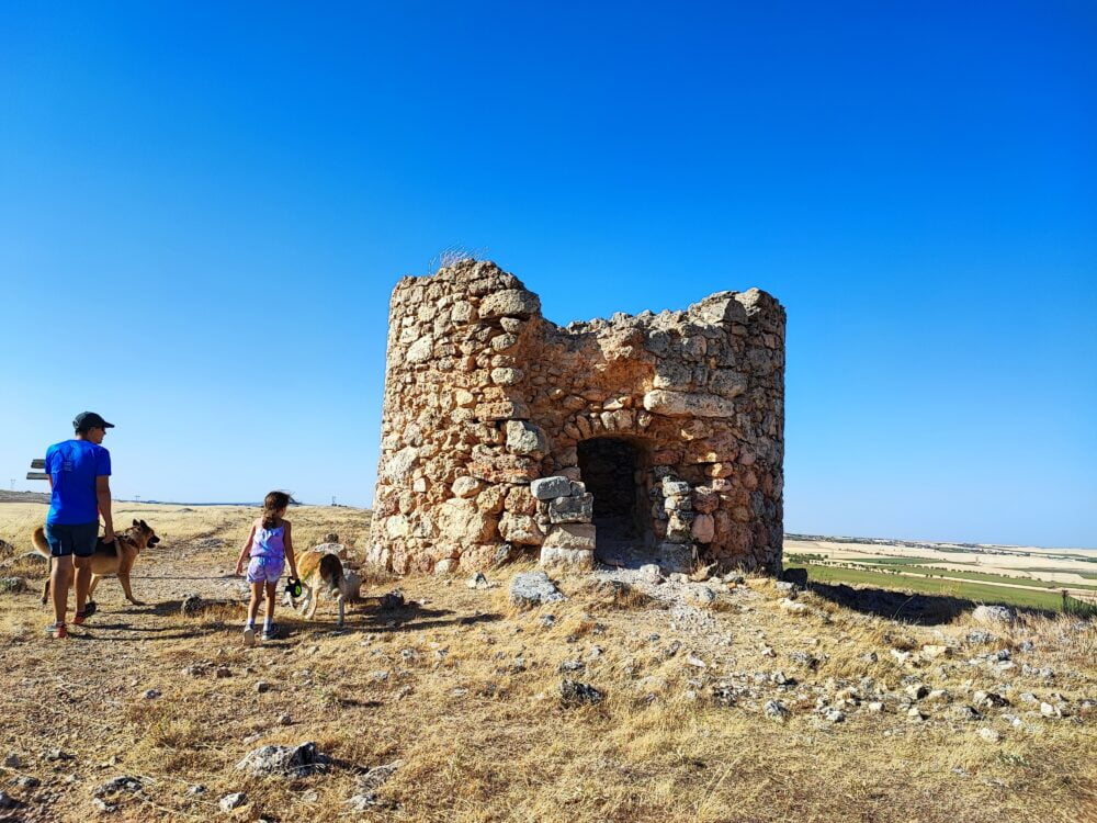 O moinho em ruínas de Uclés