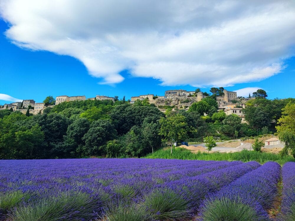 Menérbes, one of the most beautiful villages in France in a motorhome through Provence