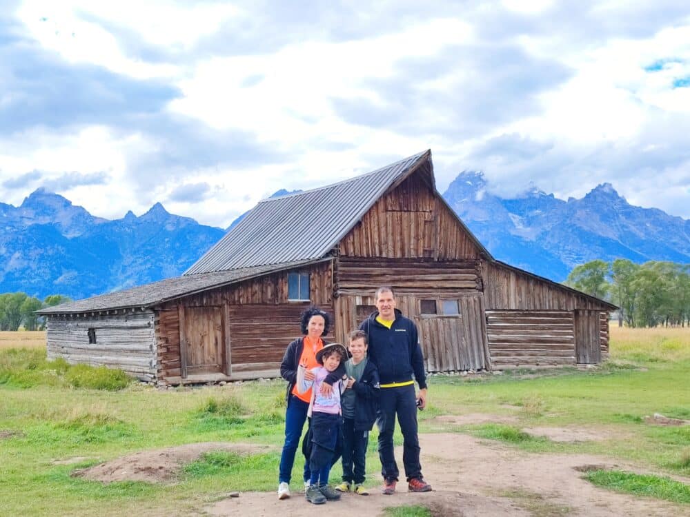 In einer der Amish-Scheunen im Grand-Teton-Nationalpark