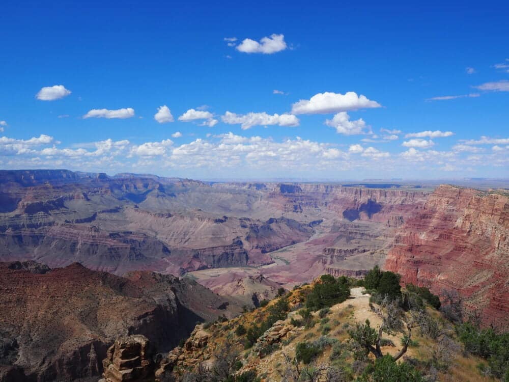 Vistas desde uno de nuestros miradores del Gran Cañón favoritos: Desert View