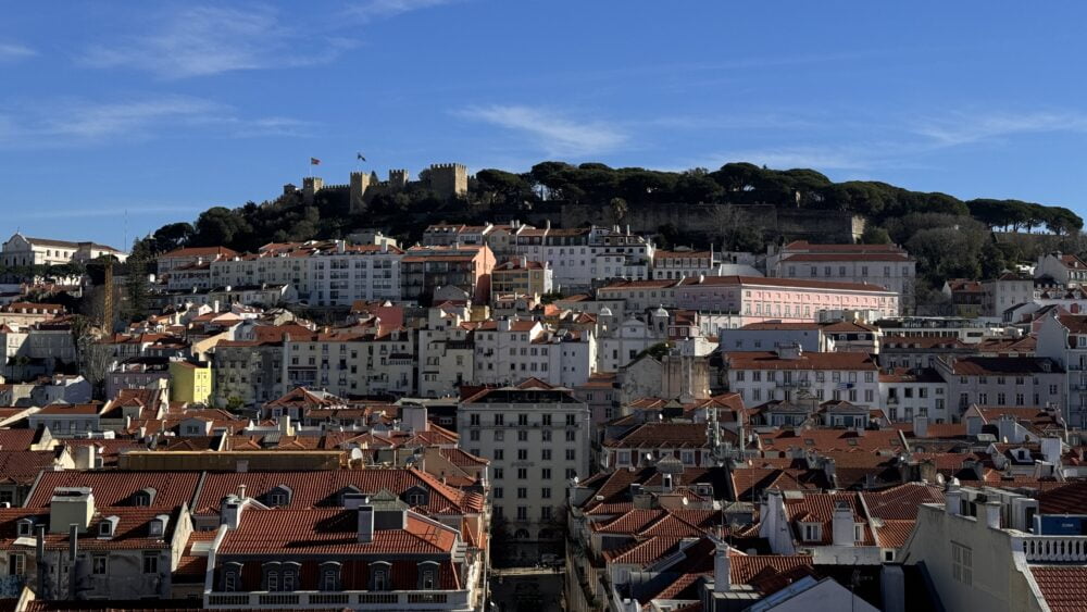 Lisboa, vistas a su castillo de San Jorge