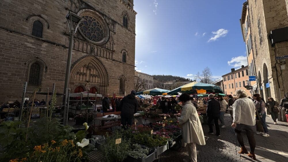 Mercado semanal de los sábados por la mañana de Cahors