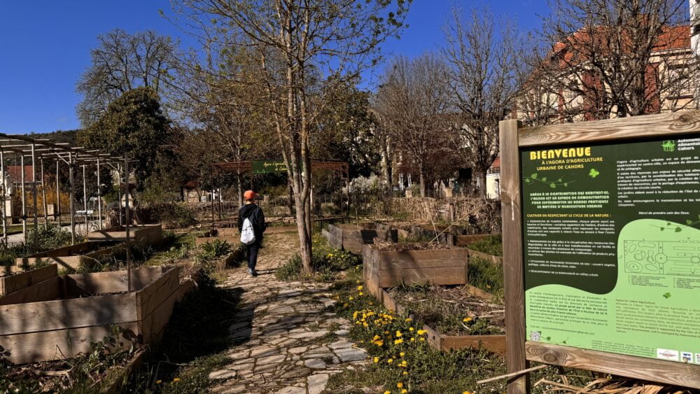 Parque de plantas aromáticas y huerto en Cahors