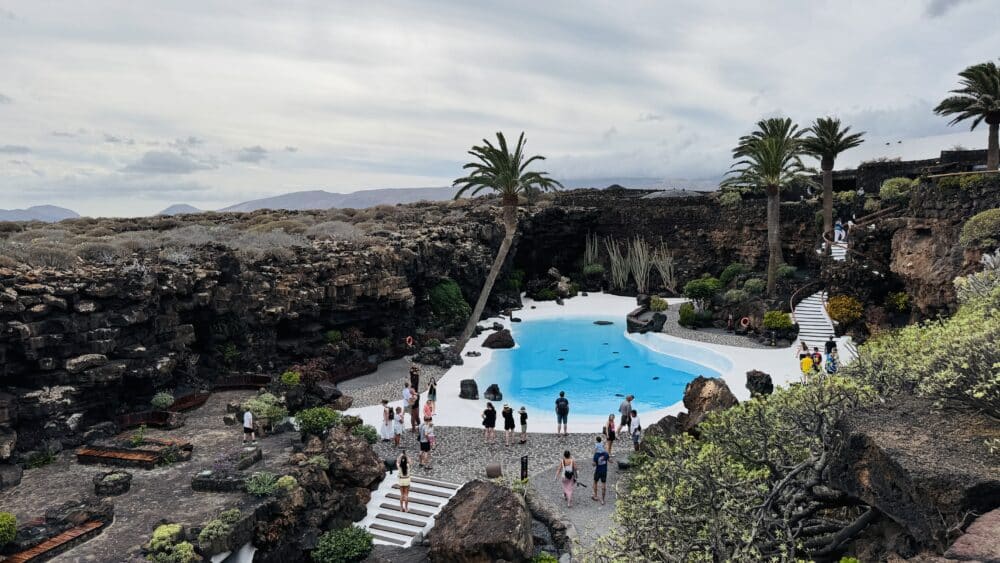 Vista panorámica del conjunto arquitectónico de César Manrique