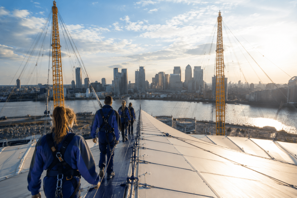 Up at The O2: escalar el famoso O2 Arena de Londres