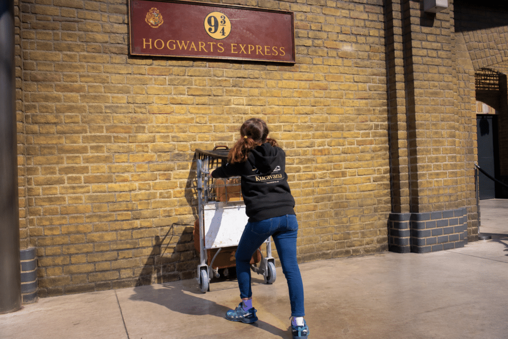 Harry Potter Londres andén 9 y 3 cuartos