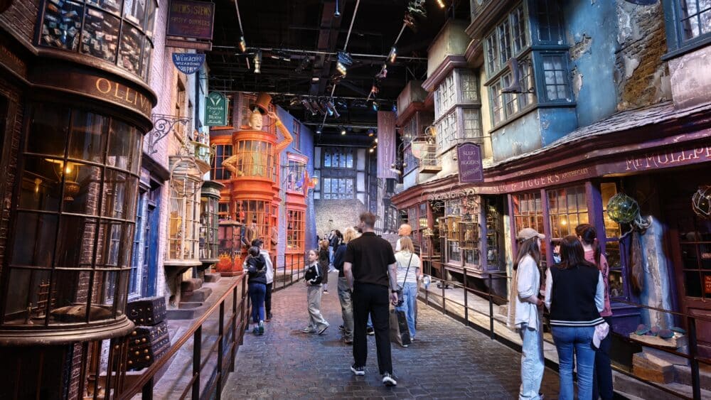 Escenario del Callejón Diagon de Harry Potter