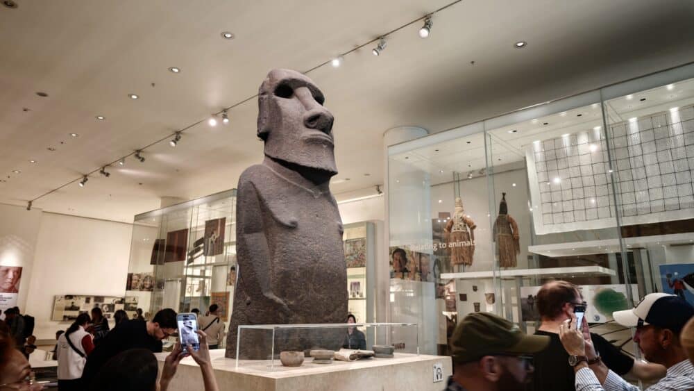 El moái de la Isla de Pascua