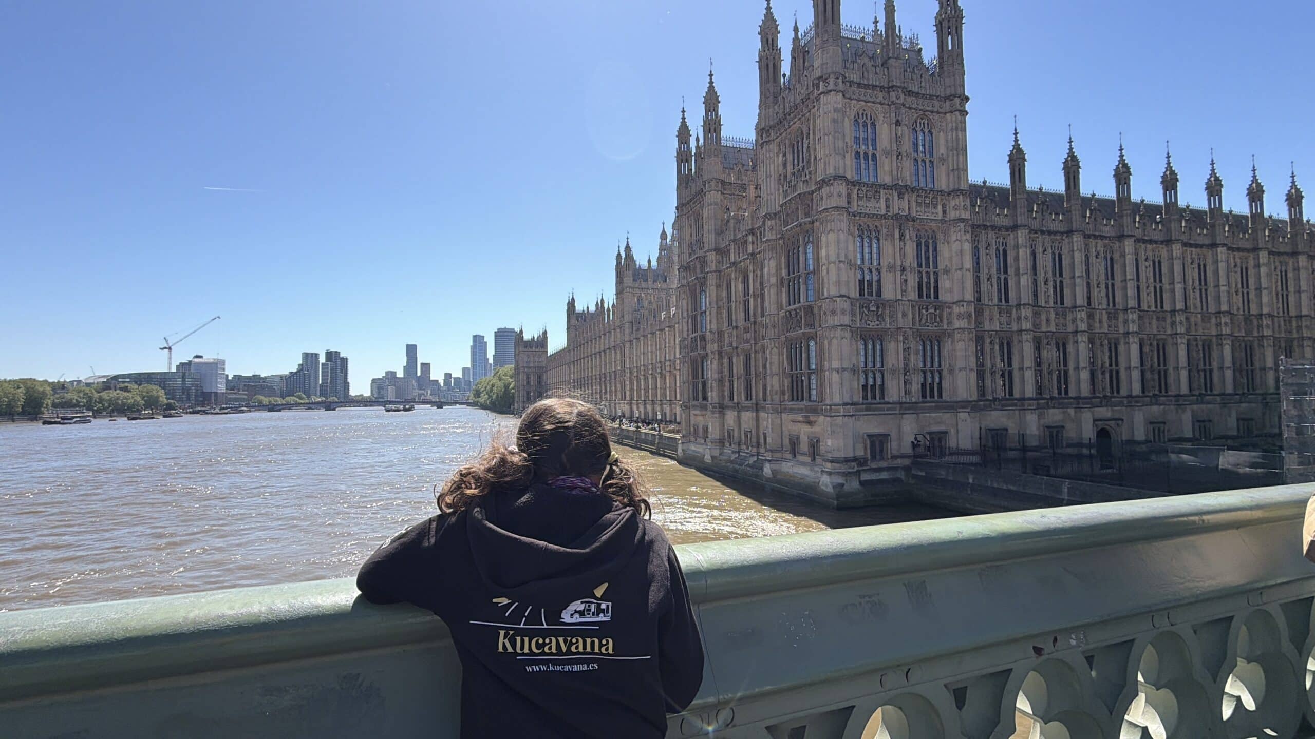 Vista de Big Ben y Westminster durante una ruta por Londres en 3 días con niños