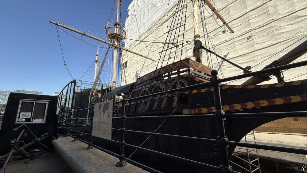 Golden Hinde: el barco pirata más curioso de Londres