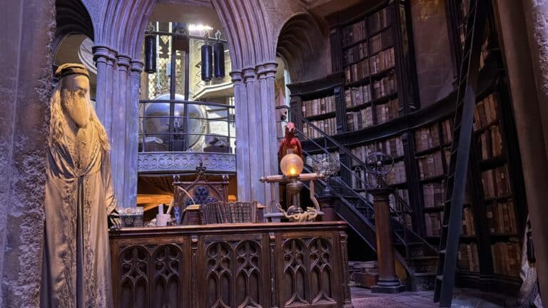 Escenario del despacho del profesor Dumbledore