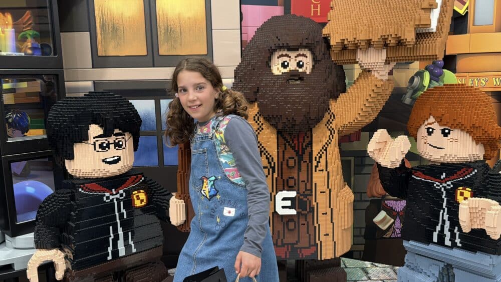 Personajes de Harry Potter en la Lego Store de Londres